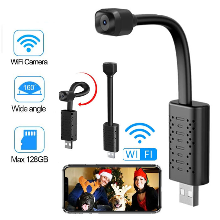 Usb Gnoose Neck Wifi Camera V380 Pro App Hd 1080p 2mp