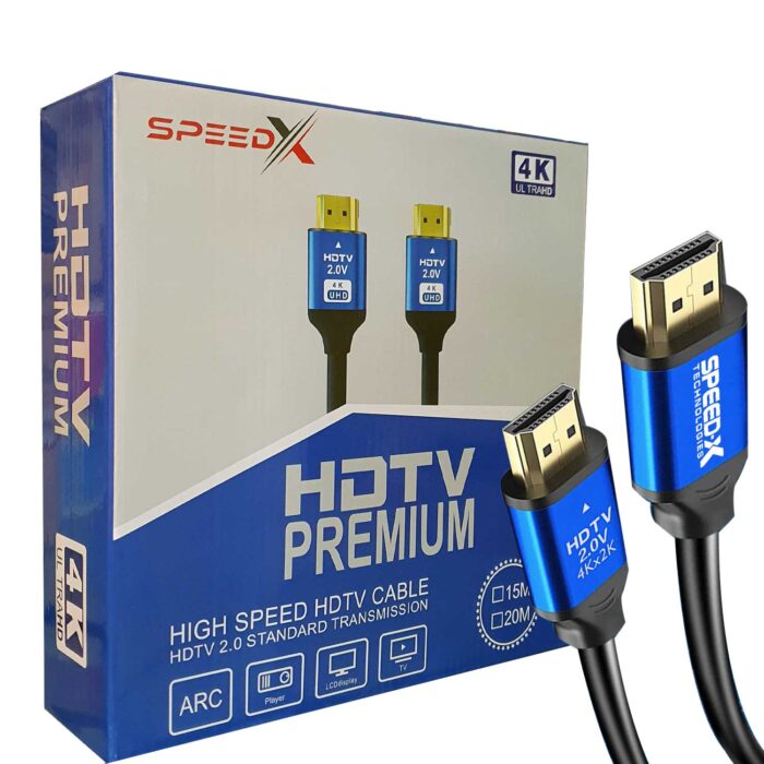 Speed-X 2.0V HDMI Premium Cable Ultra HD 4k 15m