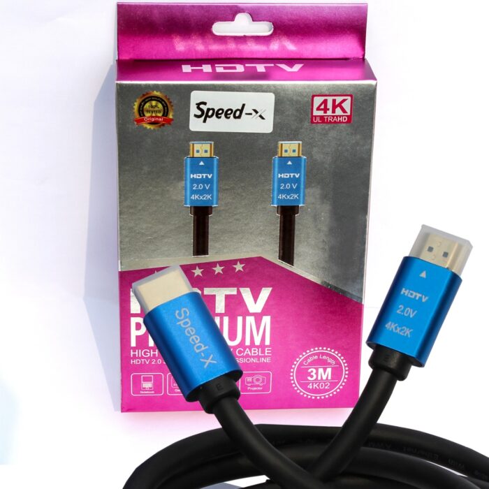 Speed-X 2.0V HDMI Premium Cable Ultra HD 4k 3m