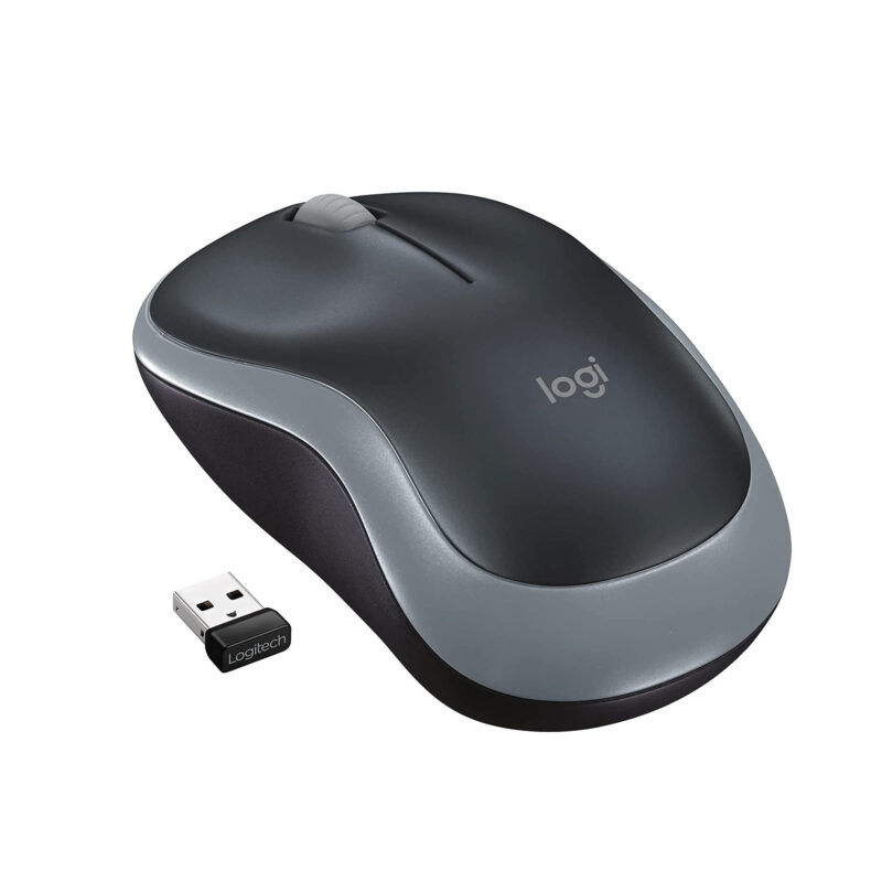 Logitech M185 Wireless Mouse, 2.4GHz with USB Mini Receiver