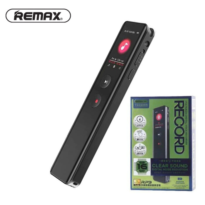 REMAX RP3 Multimedia Digital Voice Recorder 16GB