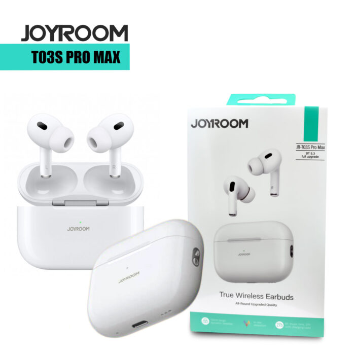 Joyroom JR-T03S Pro Max True With Pop-Up Windows Wireless Earbud White