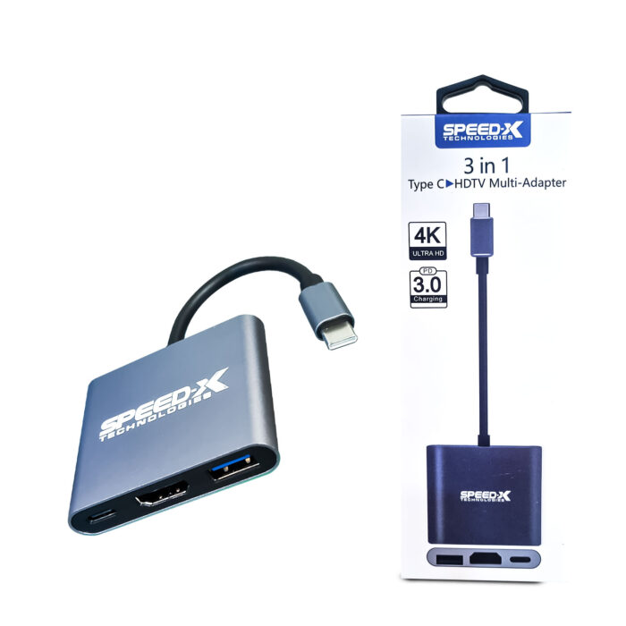 SPEED-X Type C 3.1 to OTG+HDMI+USB3.0 - Image 2