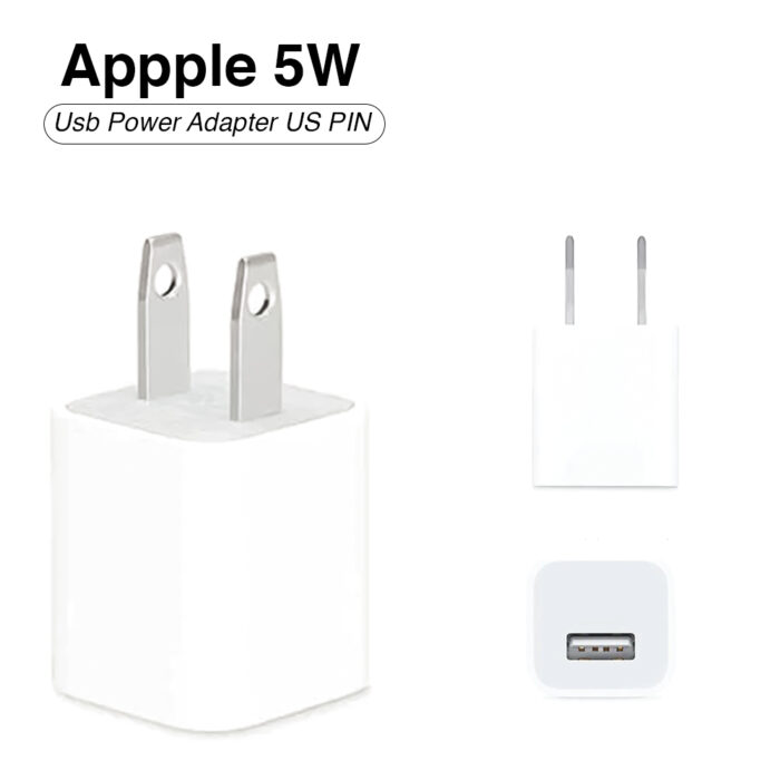 Iphone Usb 5W Power Adaptor US Pin