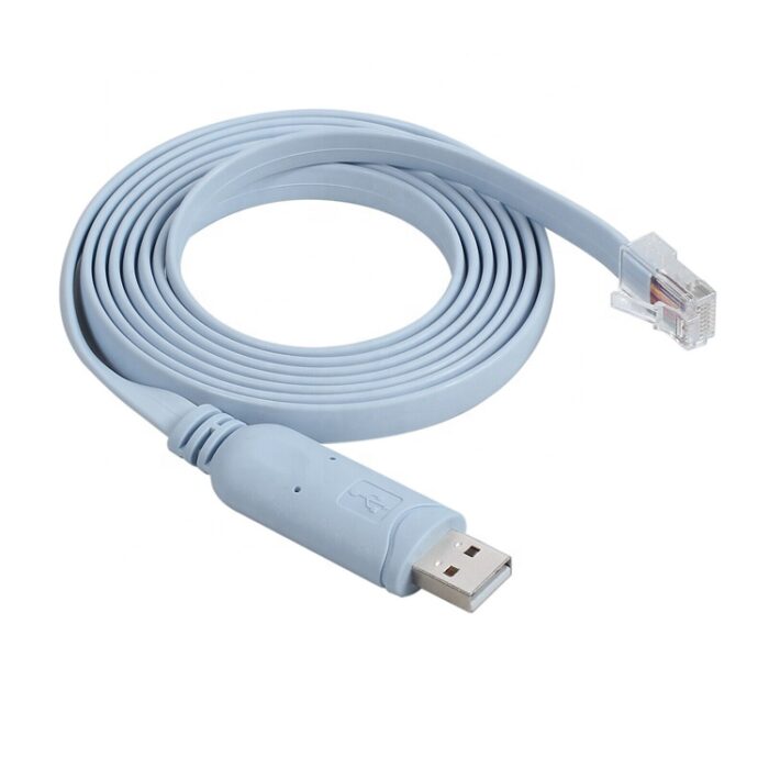 RS232 FTDI Chip USB to RJ45 USB Console Cable 1.8m