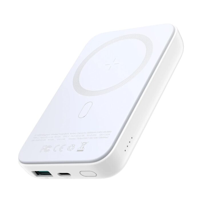 Joyroo JR-W020 Magnetic Wired + Wireless 2-in-1 Design Wireless Power Bank 10000mah