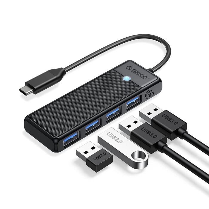 Orico Usb Hub 3.0 4 Ports PAPW4A-U3-015-BK-EP