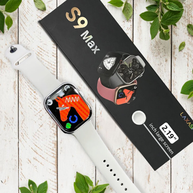 S9 Max 2.19 Inch Display Series 9 Smart Watch (Silver)