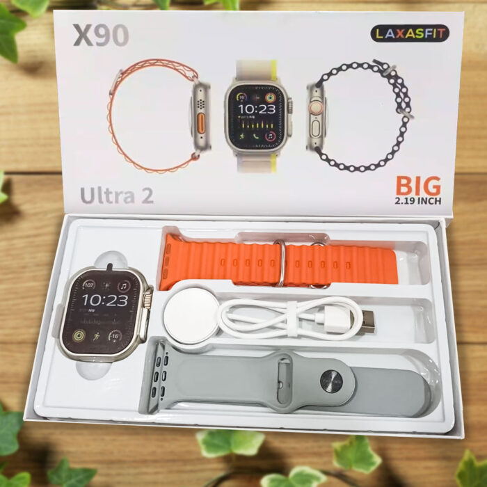 X90 Ultra 2 Smart Watch 49mm 2.19 Inch Big Screen (Orange)