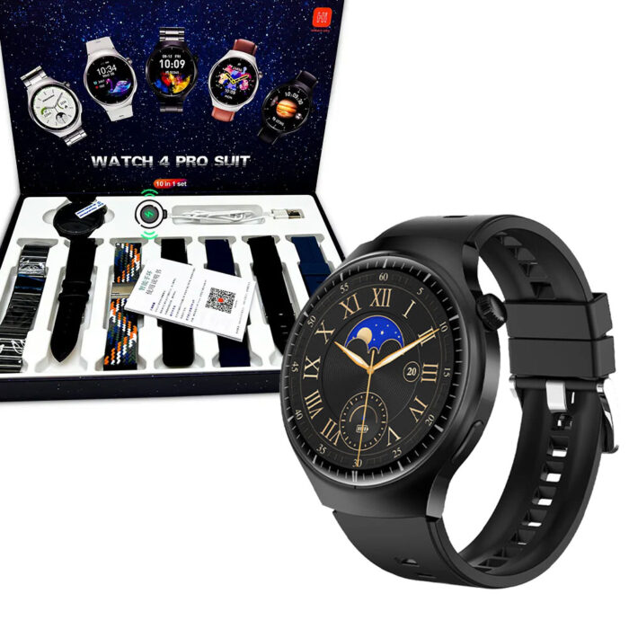 Watch 4 Pro Suit Smartwatch With 7 Straps - Image 2